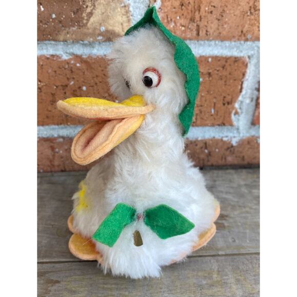 Vintage Toy Mohair Duck Berg Made in Austria - Tiere mit Herz - Picture 1 of 12